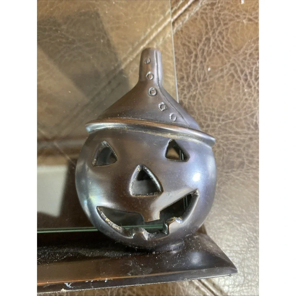 Picture Frame 3X3 Fall Autumn Set Of 2 Halloween Pumpkin Decor‎ Glass Few cracks